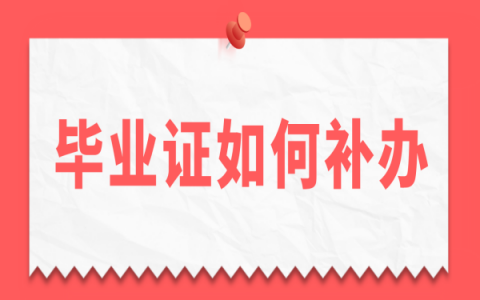 报成人高考毕业证丢了怎么补？