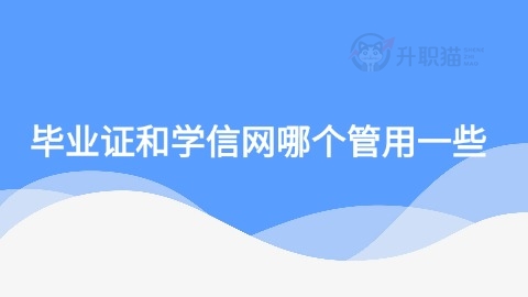 毕业证和学信网哪个管用一些